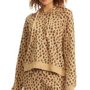 NWT Billabong Surf Waves Leopard Hoodie